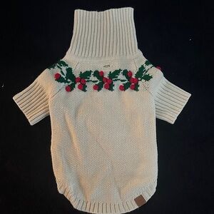 The Foggy Dog Festive Cream Turtleneck Sweater